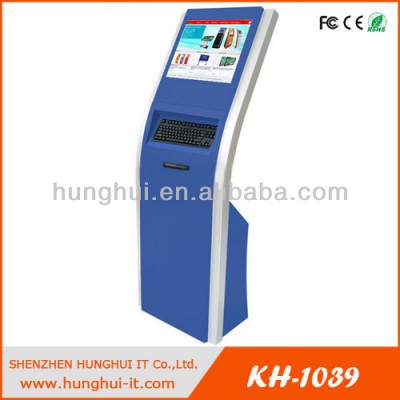 Free Standing Self service information kiosk / Interactive Bank Information Kiosk Terminal