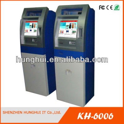 Auto Teler Payment Kiosk With Banknote Dispenser And Cash Acceptor