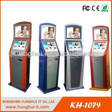 Dual Screen shopping centre kiosks / Touch Screen self-service payment kiosk for shopping center