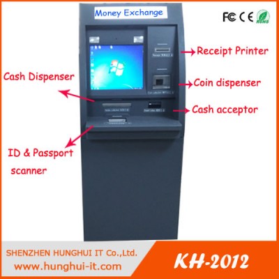 Digital signage kiosk/foreign currency exchange kiosk machine/cash dispenser kiosk machine